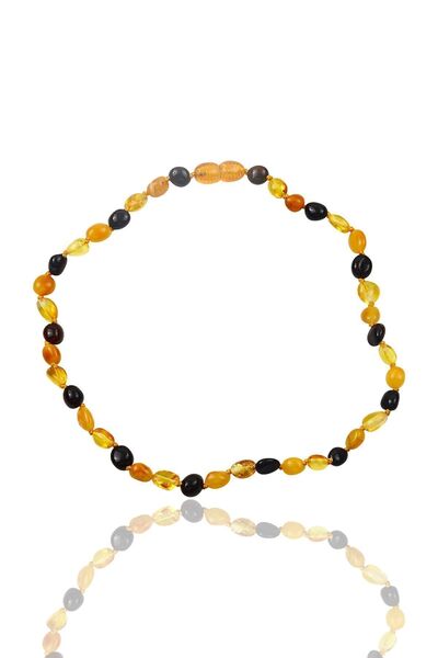 Söğütlü Silver Bebek Kehribar Kolye -diş Kolye Sgtl10209