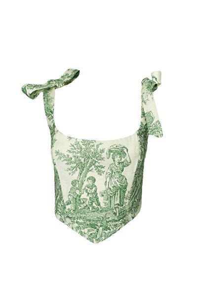 EZOP مشد بوستير أخضر عتيق