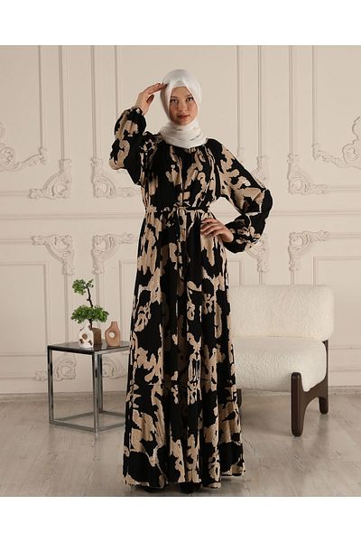 fistan Skirt Volved Raglan Sleeve Viscose Fabric Hijab Dress Prayer Dress