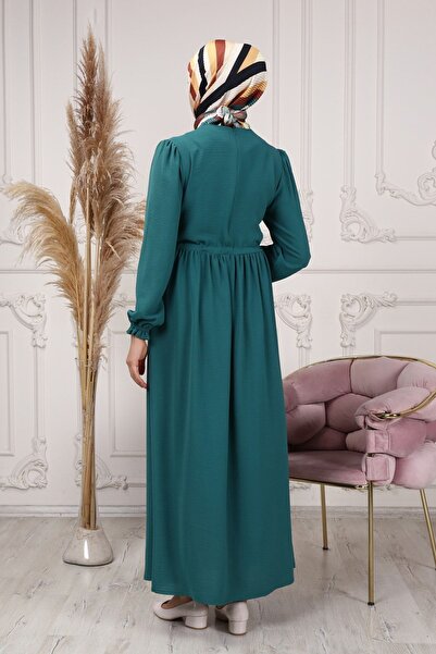 fistan Φόρεμα Hijab με σχοινί μέσης