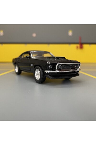 Genel Markalar Ford Mustang Boss 429 1969 1/36 Ölçek Diecast Metal Model Araba Oyuncak Araba
