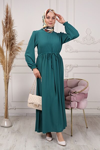 fistan Φόρεμα Hijab με σχοινί μέσης