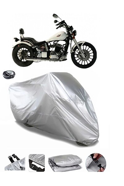 CoverPlus ريجال رابتور دايتونا 400 حقيبة خلفية متوافقة مع غطاء دراجة نارية مق...