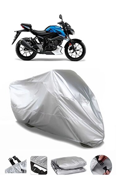 CoverPlus ماركة سوزوكي GSX-S 125 رمادية مقاومة للماء للدراجات النارية