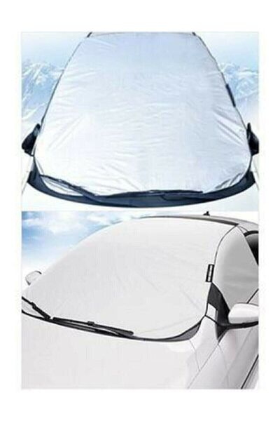 BE ACTİVE Uv Güneş Koruyucu Araba Brandası Ön Ve Yan Cam Yarım Branda Güneş Koruyucu Önleyici Örtü Branda