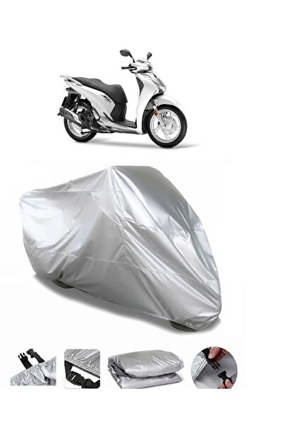CoverPlus ماركة هوندا SH 300 رمادية مقاومة للماء للدراجات النارية