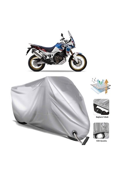 CoverPlus Honda Crf1000l Africa Twin Motor Brandası Arka Çanta Uyumlu (bağlan...