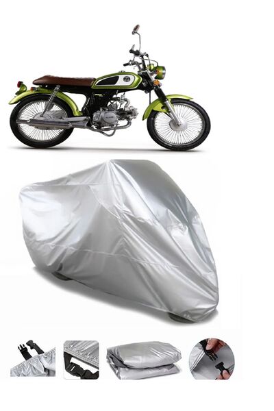 CoverPlus ماركة دراجة نارية مقاومة للماء باللون الرمادي من كوبا RX9