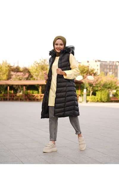 esmaboutique Women's Puffer Vest Coat
