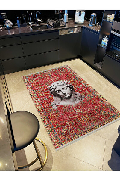 Rugs Modern Halı Mira Heykel Figürlü Etnik Desenli  Dokuma Taban Dekoratif Ha...