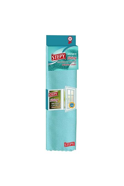 STEPY Shiny Microfiber Glass Cloth 40 X 50 Cm 1 Piece