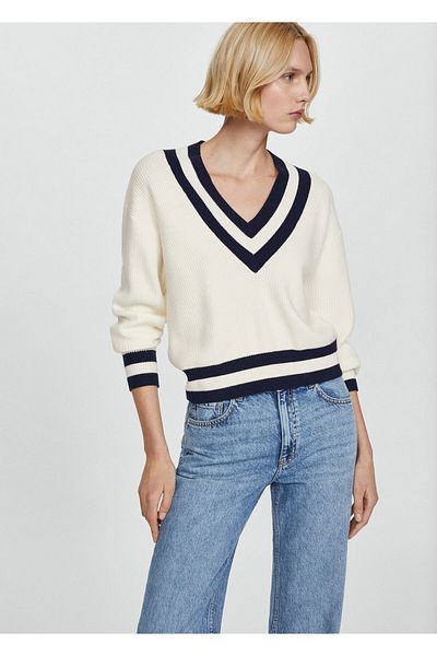 MANGO 67021012 Model Natural Women's Sweater