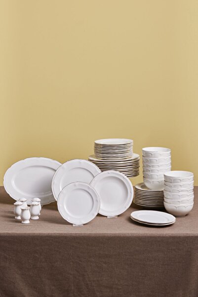 Karaca Elegance Bone Tobias 56 Parça 12 Kişilik Yemek Takımı Gold
