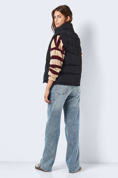 Noisy May Women/Girls Black BLACK LINING Vest