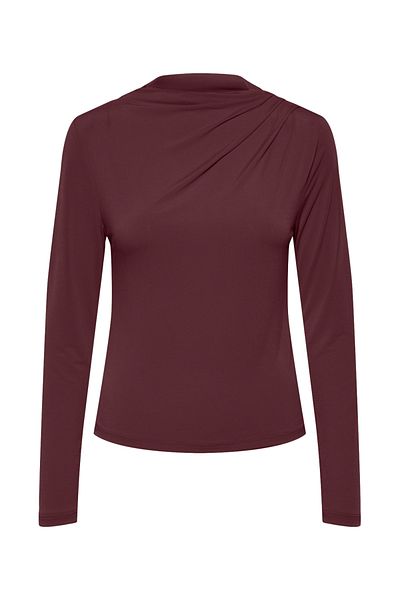 PIECES Damen Strickbluse - Kapuzenausschnitt, Pre60/pl35