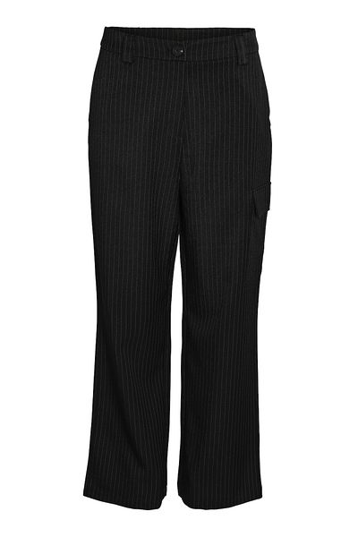 Noisy May LDS - Style und Qualität Ref: Lange Hose, Knopf und Reißverschluss, Gürtelschlaufen, 4 Taschen, Nadelstreifen