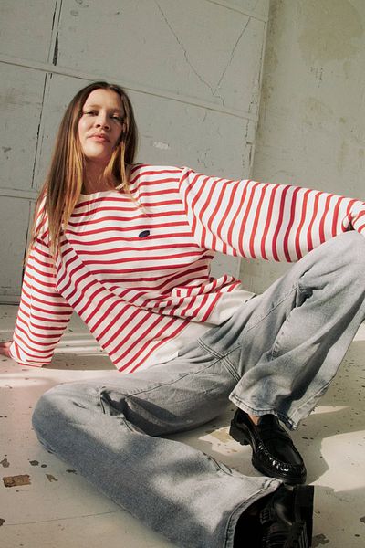 Noisy May Nmelba - Paris Style L/s csíkos pulóver