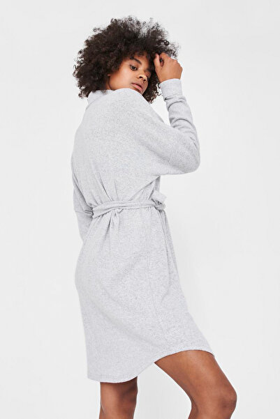 Noisy May Women/Girls Light Gray Melange Dress