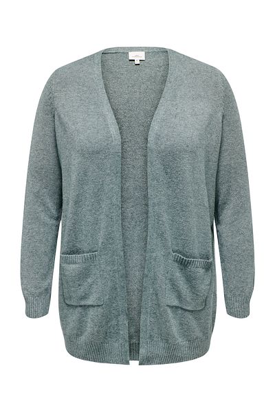 Only Carmakoma Kardigan dzianinowy LDS - kieszeń z przodu, prosty dół, tylko model nr 15174274