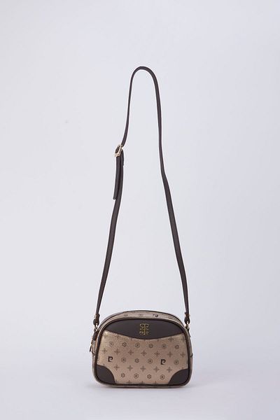 Pierre Cardin Geantă de umăr pentru femei cu monogramă aurie 05PO22Y1534