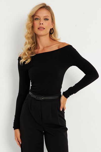 Cool & Sexy Bluzka damska czarna - model Hor13