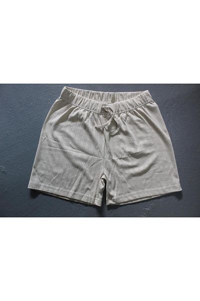 Org Marka Store FLEUR BEL Elastic Sus Laced χωρίς τσέπη χτενισμένο βαμβακερό σορτς