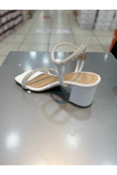 Hacıoğlu Ayakkabı Serrace Короткий каблук Елегантні жіночі відкриті туфлі