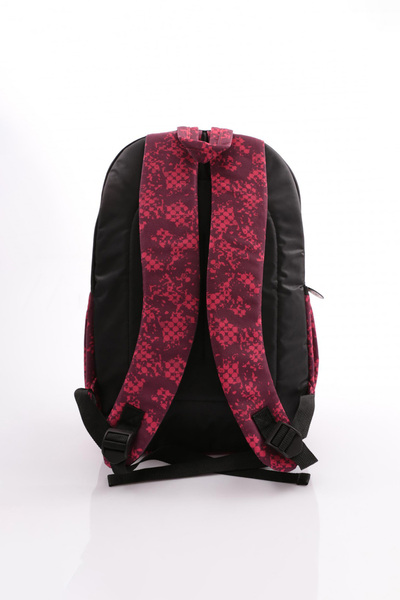 Galatasaray 24530 Large Logo Detailed Red Backpack