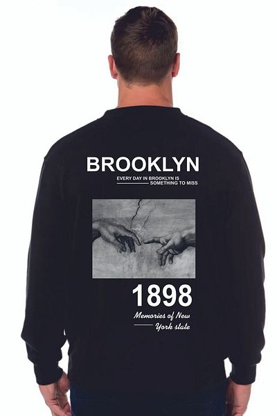 LAND MODA Μπλούζα Brooklyn 1898 Unisex Oversize
