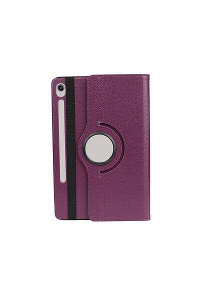 Alan Tech Galaxy Tab S9 Fe - Zore Rotatable, Stand Case, Purple