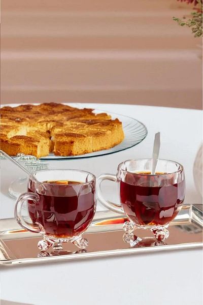 Perotti Richard Set of 4 Glass Standing Glasses