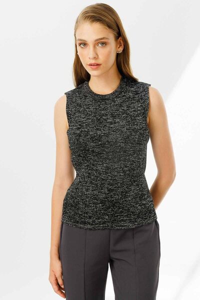 Hooopstore SİMLİ MİDİ TRİKO BODY - ANTRASİT