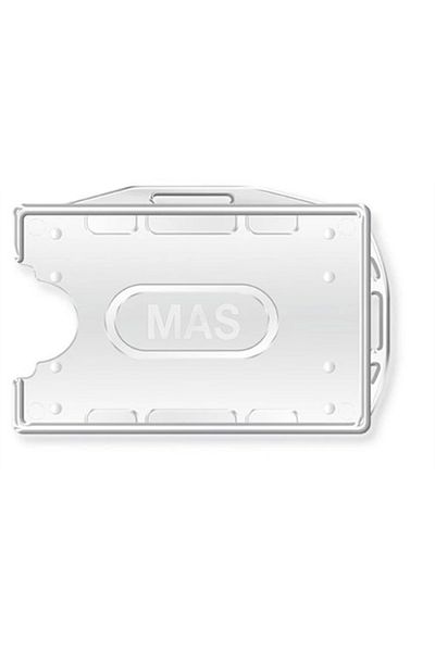Mas 3524 54x86 Double Face Plastic Horizontal Enclosure Container Transparent