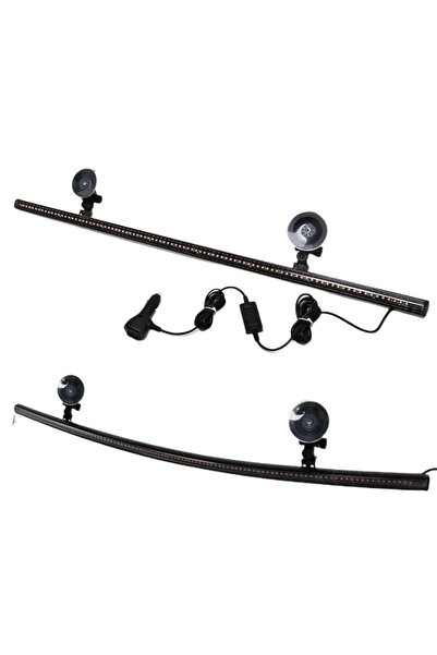 Space Çakar Lamba 12-32v Esnek Model 84cm Vantuzlu Çakarlı Mavi-kırmızı / Lap...