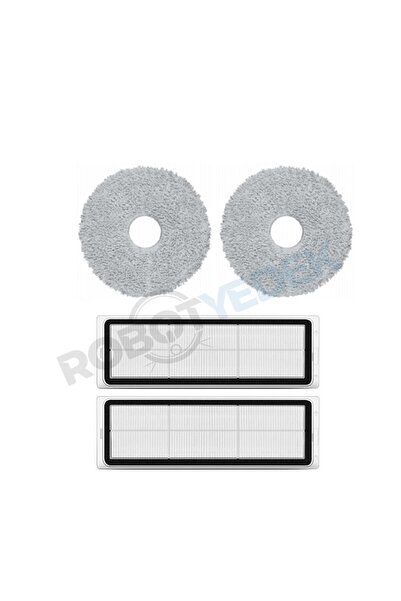 robotyedek Dreame L10 L10S Ultra - Set de 4 mopuri de schimb și filtru Hepa