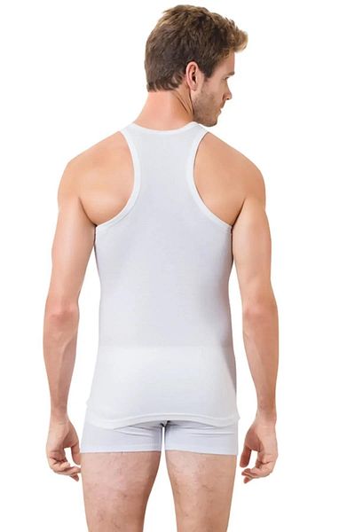 Saran Ανδρικό Rambo Sportsman Tank Top 3010 - 100% βαμβάκι, 3 τεμάχια