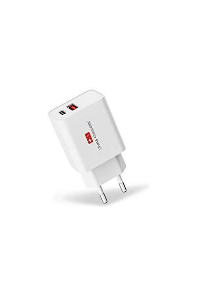SWISS CHARGER 65w Type-c Usb Şarj Adaptörü Hızlı Şarj Cihazı