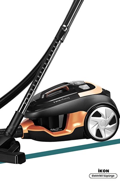 GOLDMASTER Ikon Hepa 13 Filtreli Cyclonic 2.5 L Kap. Hız Ve Emiş Güç Ayarlı F...