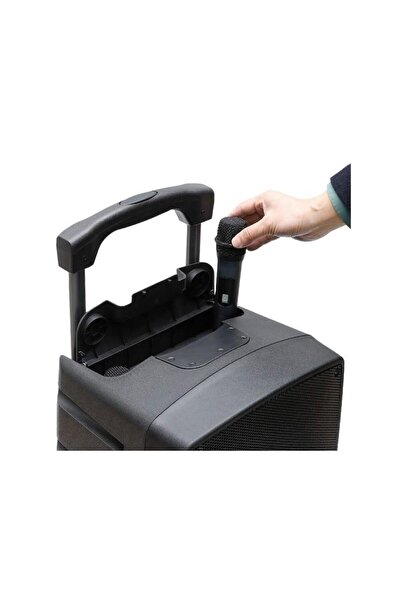 Gold Audio Goldaudio Pa2312-ee Portatif Taşınabilir Ses Sistemi 300watt 2xel Telsiz Mikrofonlu