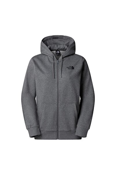 THE NORTH FACE Kadın Sımple Dome Full Zıp Kapüşonlu Nf0a89ewdyy1 Gri-xl