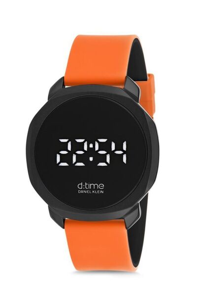 Daniel Klein Unisex Turuncu Dokunmatik Led Kol Saati Dk013202e-04