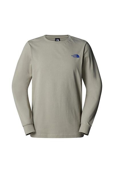 THE NORTH FACE Men's Grey-S Topographic T-Shirt - L/S Cut, Nf0A89Dr1I41