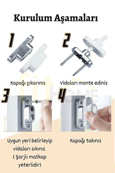 temur Keyed Steel Rope Pvc Pimapen Safety Lock for Baby and Child