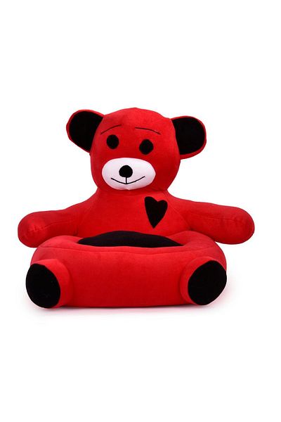 TOKKO Red Black Baby Plush Seat - Teddy Bear Model