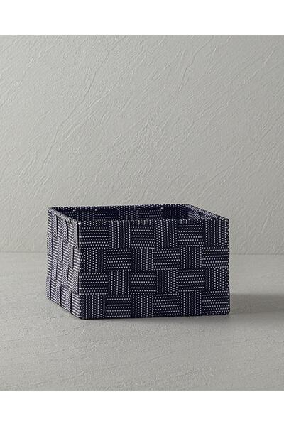 English Home Coș Shine Negru 16x16x9,5cm