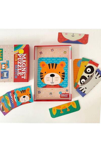 BLOPS Magnet Puzzle 2 Yaş Dikkat Geliştiren Zeka Oyunu /hayvanlar