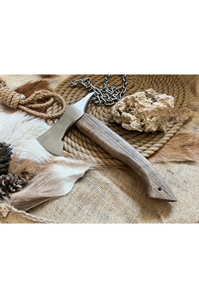 Bıçak Market El Yapımı Kamp Baltası no 1 Çift Yönlü