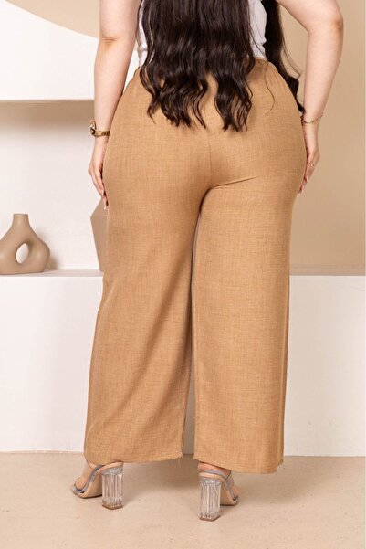 Online Single Bottom Loose Trousers - Elastic Waist
