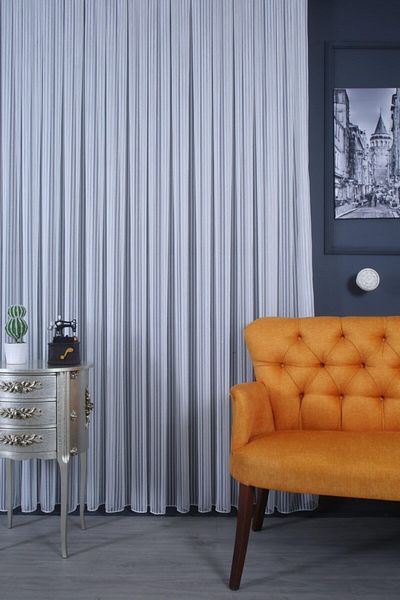 PERDECITY Pasta Glitter Tulle Curtain, High Gramage, 300x260, 1/2