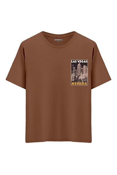 Mounte Bianca Unisex Las Vegas - Oversize kroj T-shirt